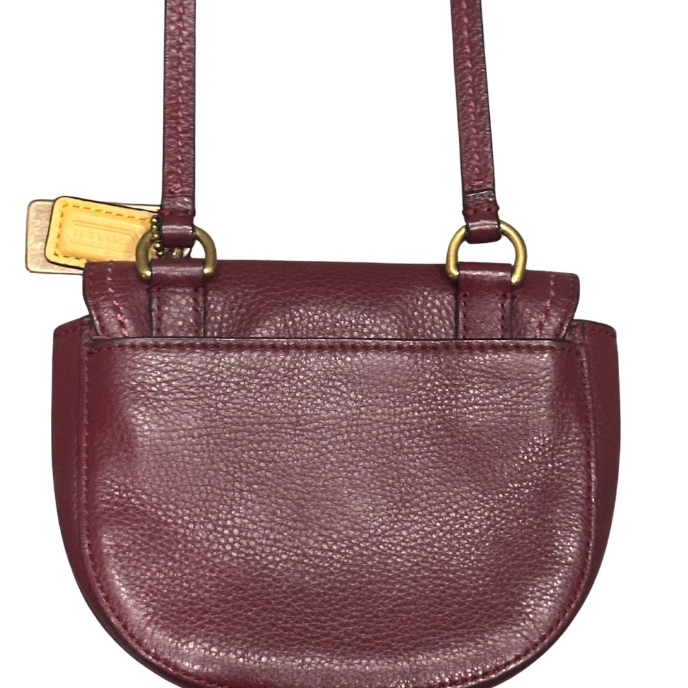 Coach Oxblood Small Leather Crossbody Bag Luxery - Picture 5 of 8
